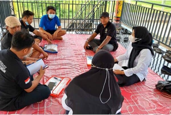 Kegiatan Asistensi Unit Intervensi Berbasis Masyarakat (IBM) di Aula Serbaguna Desa Anjungan Dalam Kabupaten Mempawah
