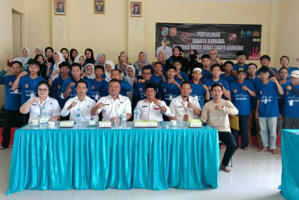 BNN Kabupaten Mempawah menjadi Narasumber kegiatan Penyuluhan Bahaya Narkoba : Generasi Muda Sehat Tanpa Narkoba